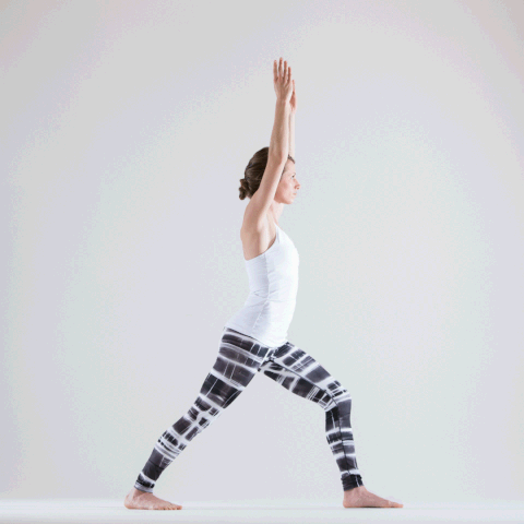 Practicing Triangle to Half-Moon Transition With Intention - Track Yoga