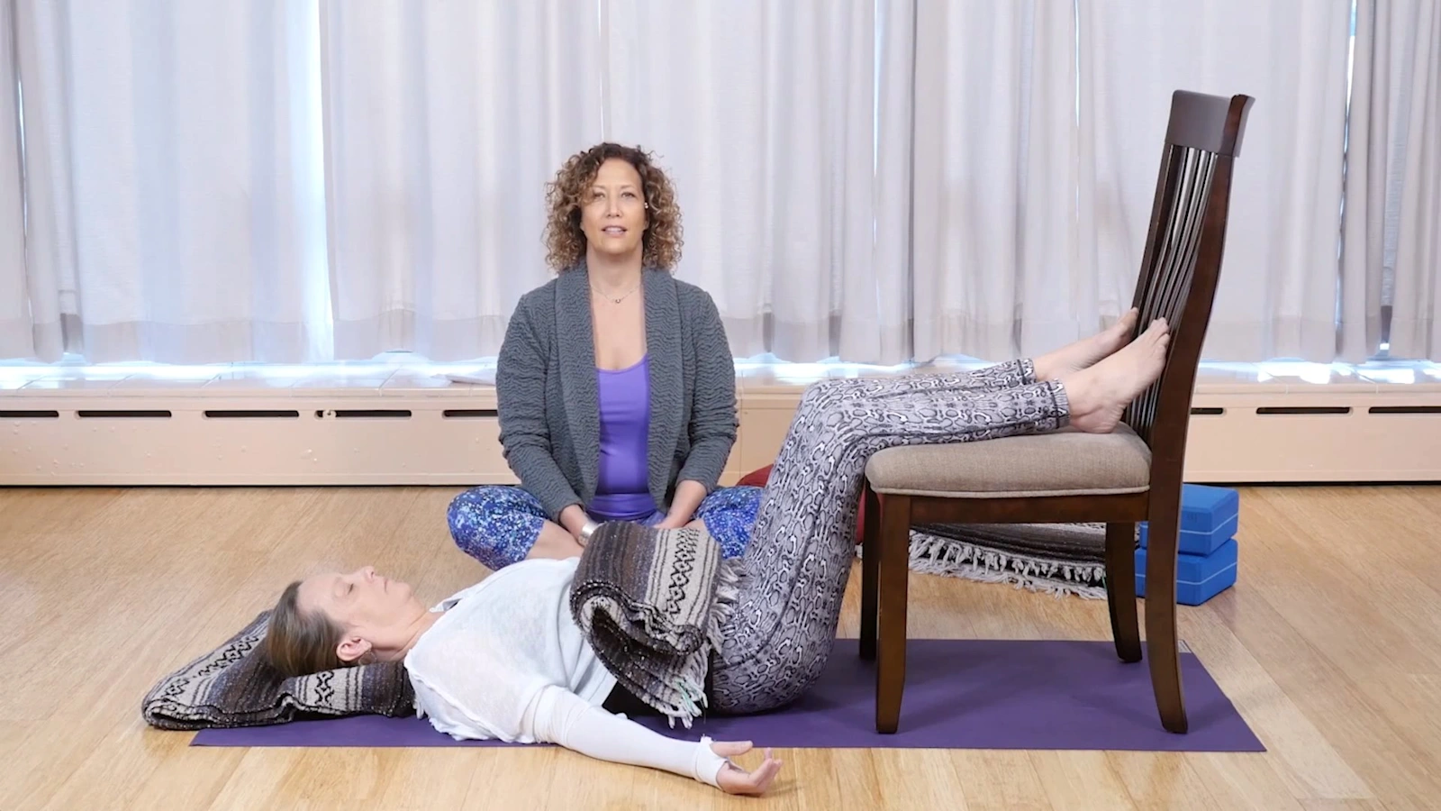 Legs on a Chair Pose