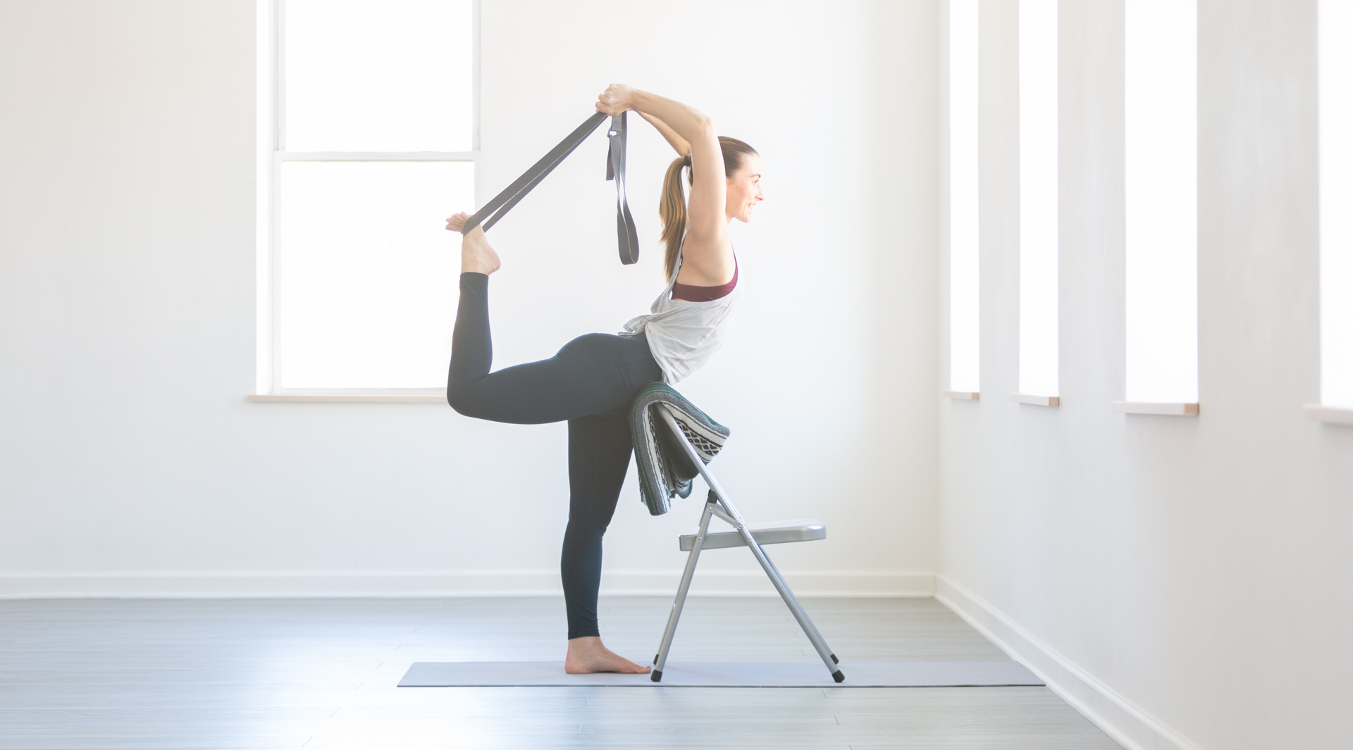 Yoga Pose: Standing Bow (Preparation) | Pocket Yoga