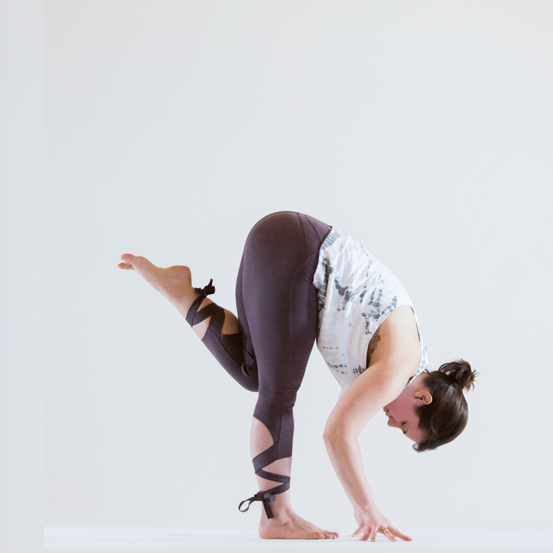 Premium Photo | Yoga balance girl / yoga coach shows balance, yoga postures.  beautiful sporty graceful girl in the gym