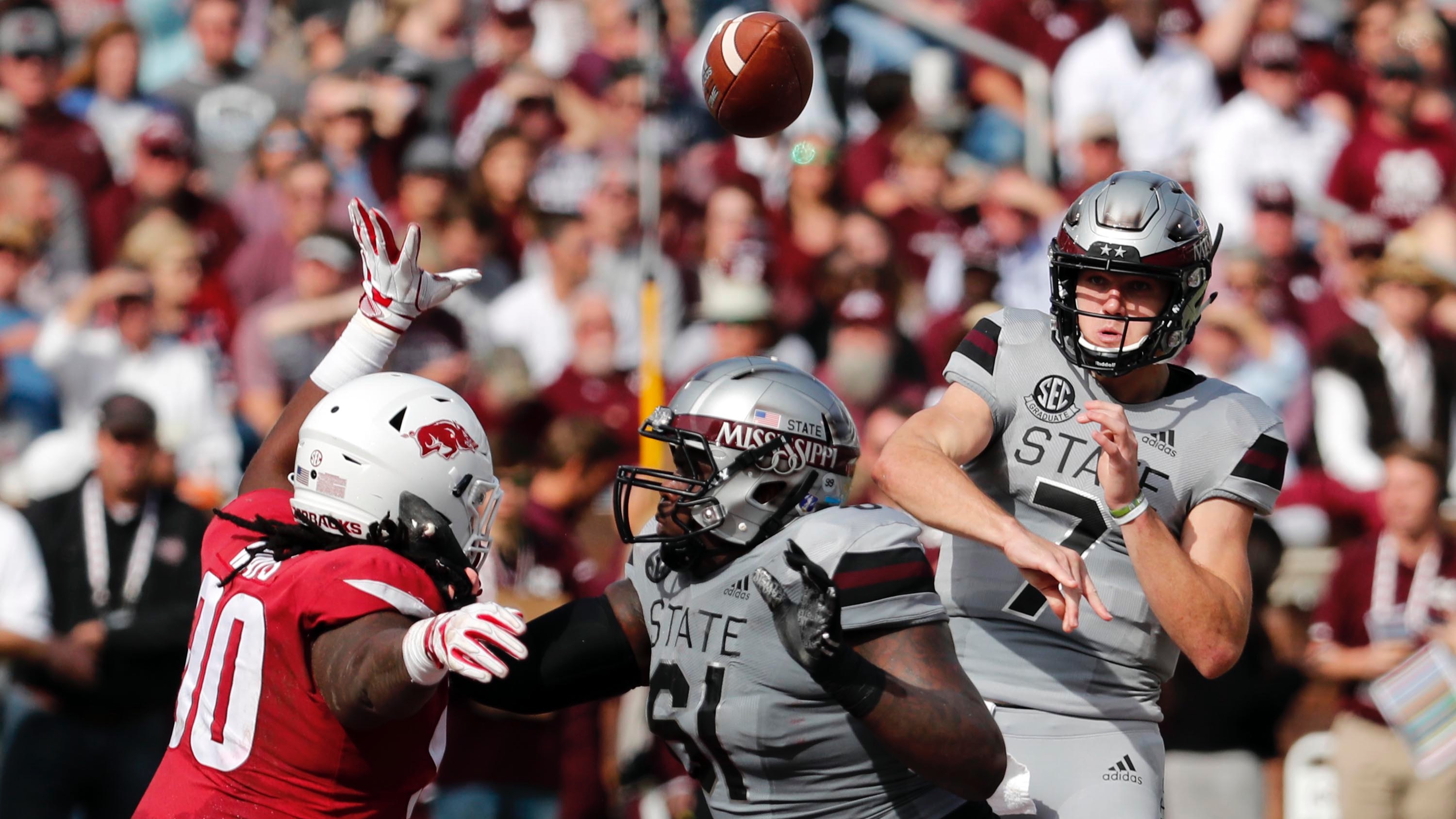 Thanksgiving college football betting lines, odds Mississippi State