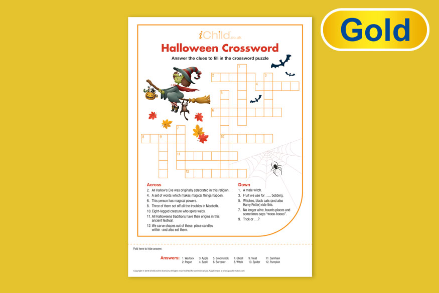 Halloween Crossword: Activity of the Month image