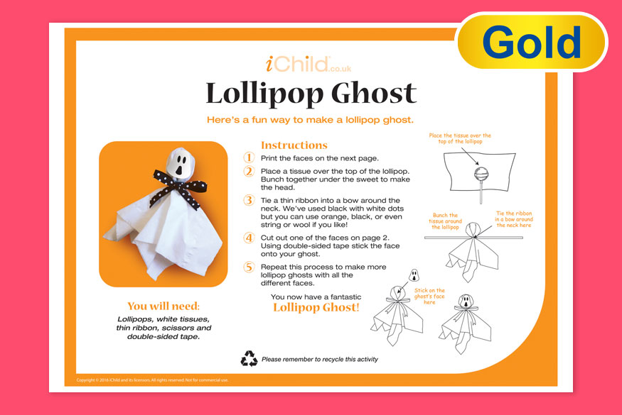  Ghost Lollipop: Activity of the Month  image