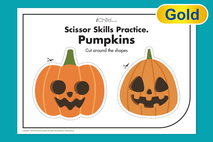 Pumpkin Scissor Skills: Activity of the Month  image