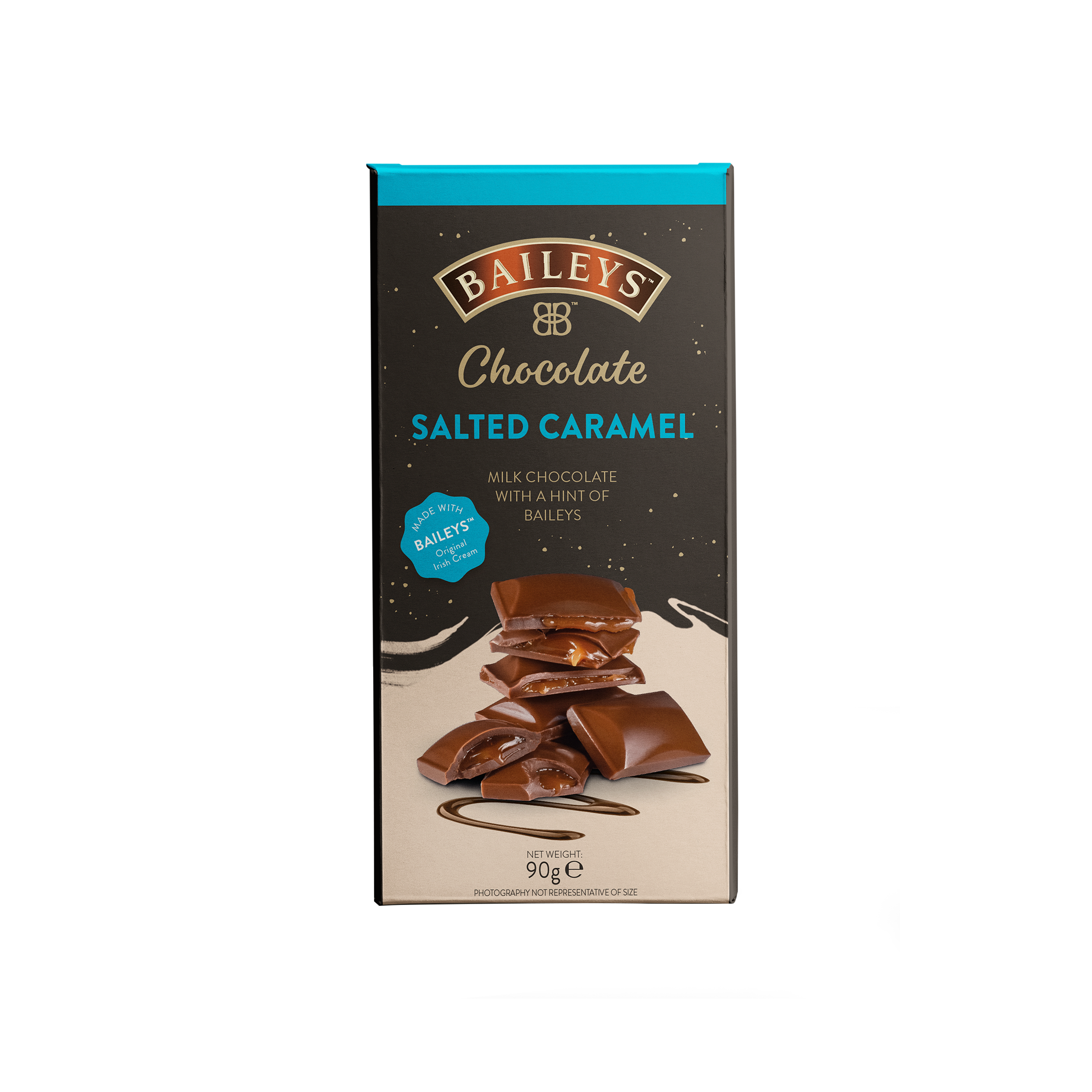 BAILEYS CHOCOLATE BAR WITH SALTED CARAMEL - 90G