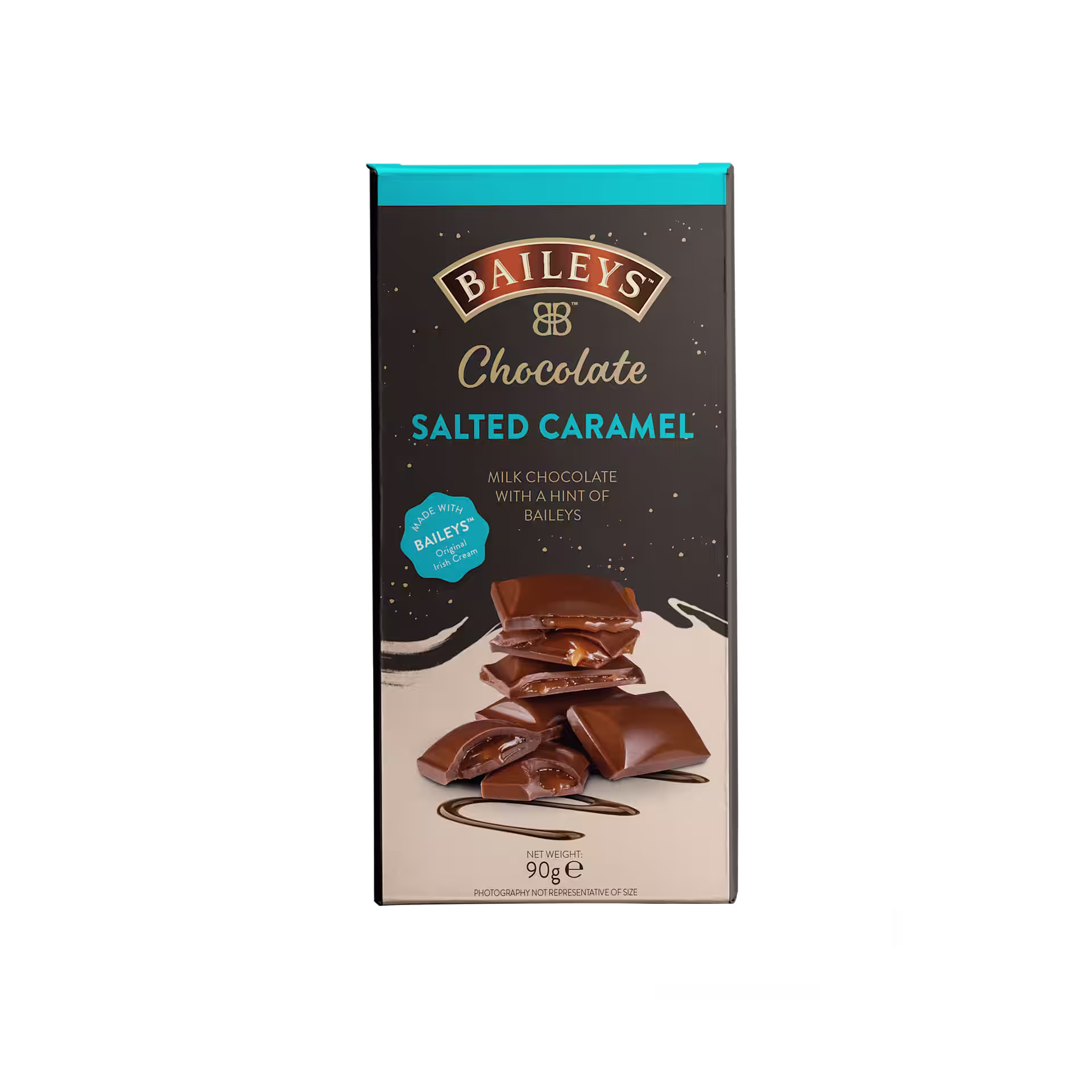 BAILEYS CHOCOLATE BAR WITH SALTED CARAMEL - 90G