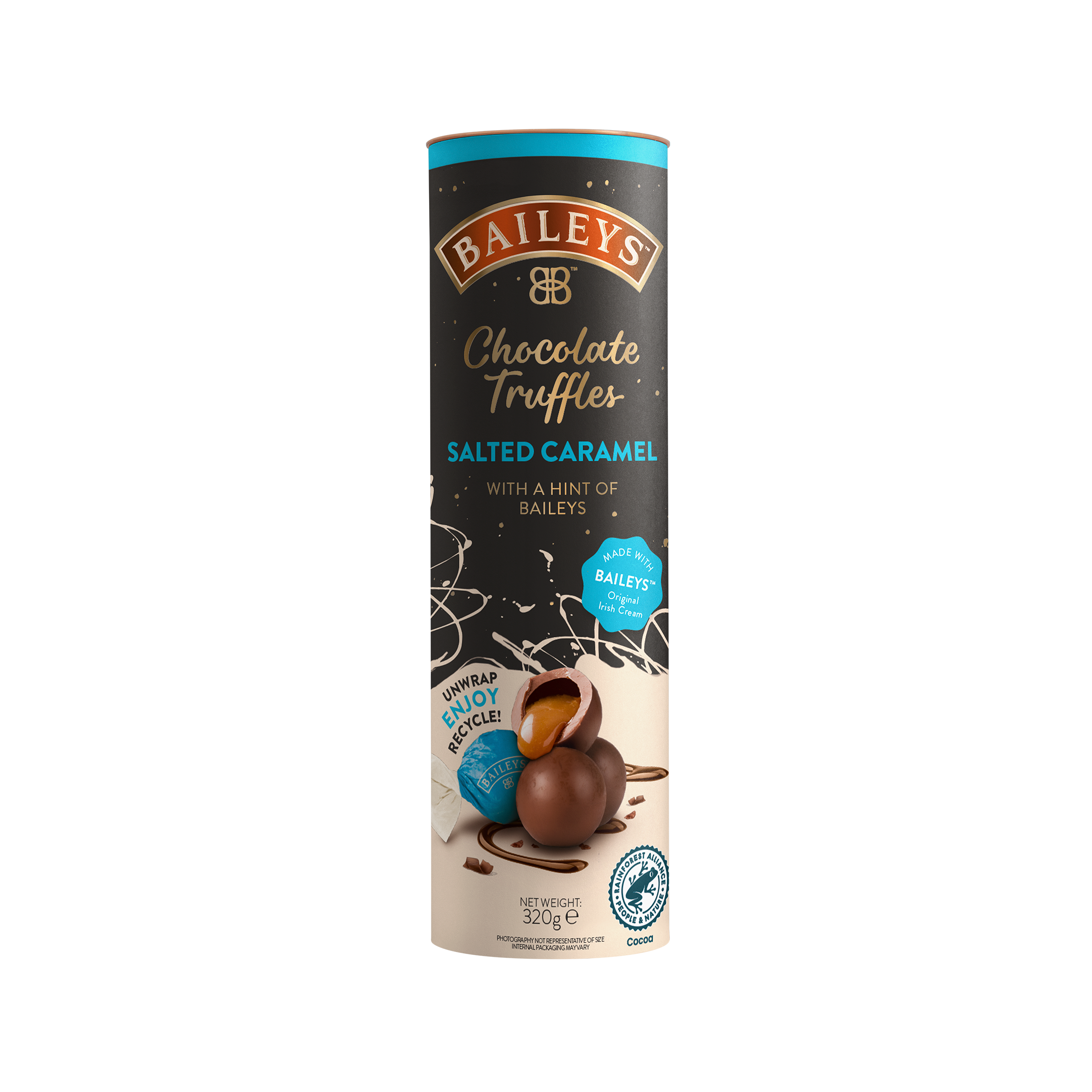 BAILEYS SALTED CARAMEL TRUFFLES TUBE - 320G