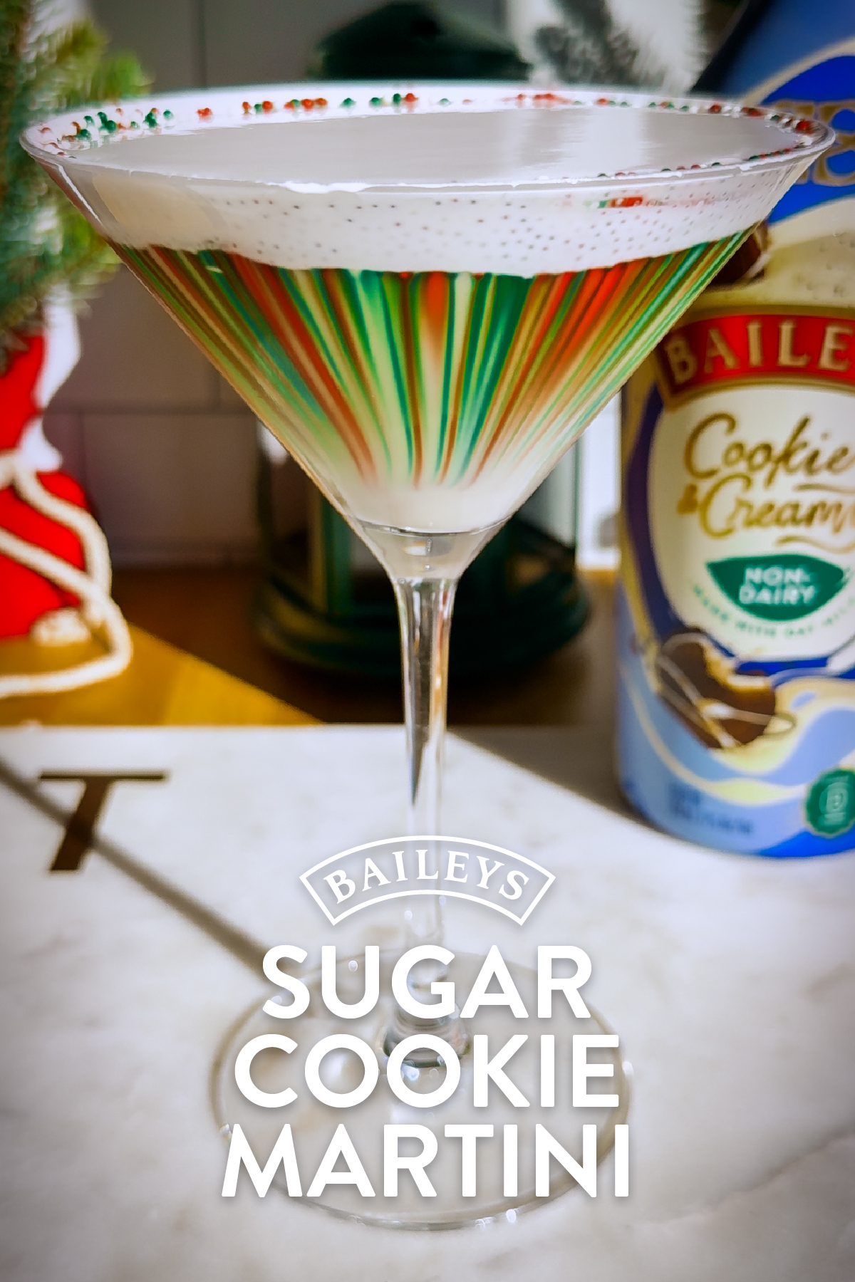 Baileys Sugar Cookie Martini