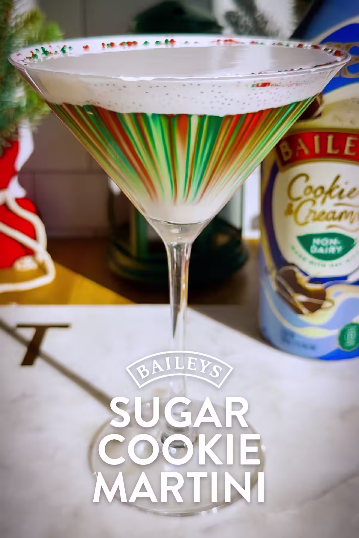 Bailey's Sugar Cookie Martini 