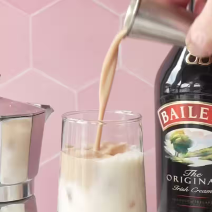 Baileys Biscoff and Pistachio Iced Latte - about 