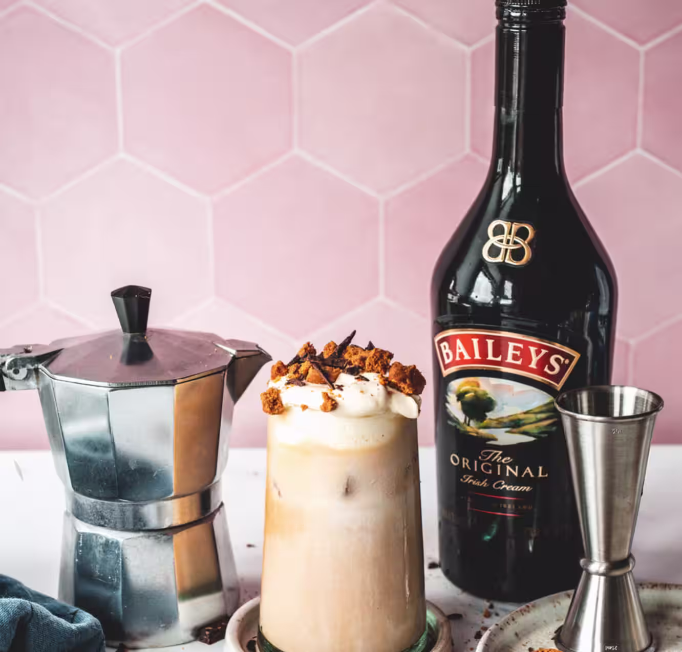 Baileys Biscoff and Pistachio Iced Latte - Primary