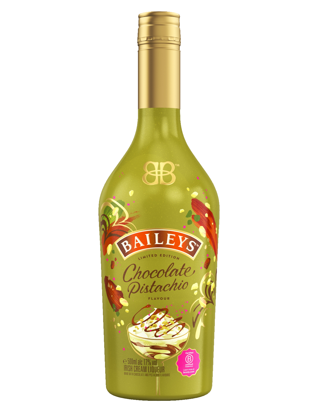 Een fles Baileys Chocolate Pistachio