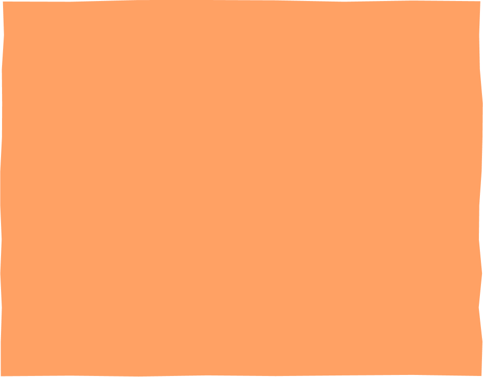 Decorative orange frame