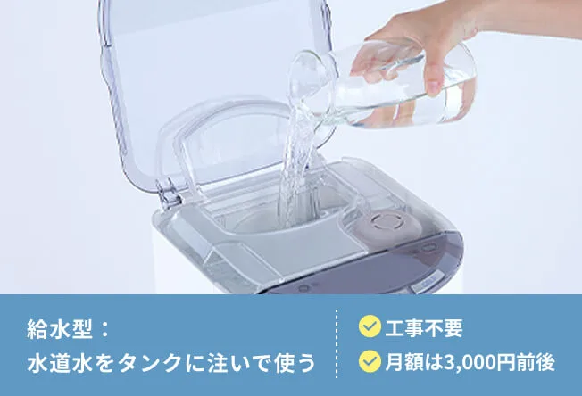 給水型ウォーターサーバー