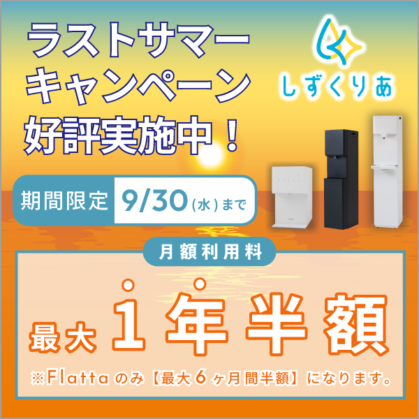 6か月間分無料になるキャンペーン実施中！