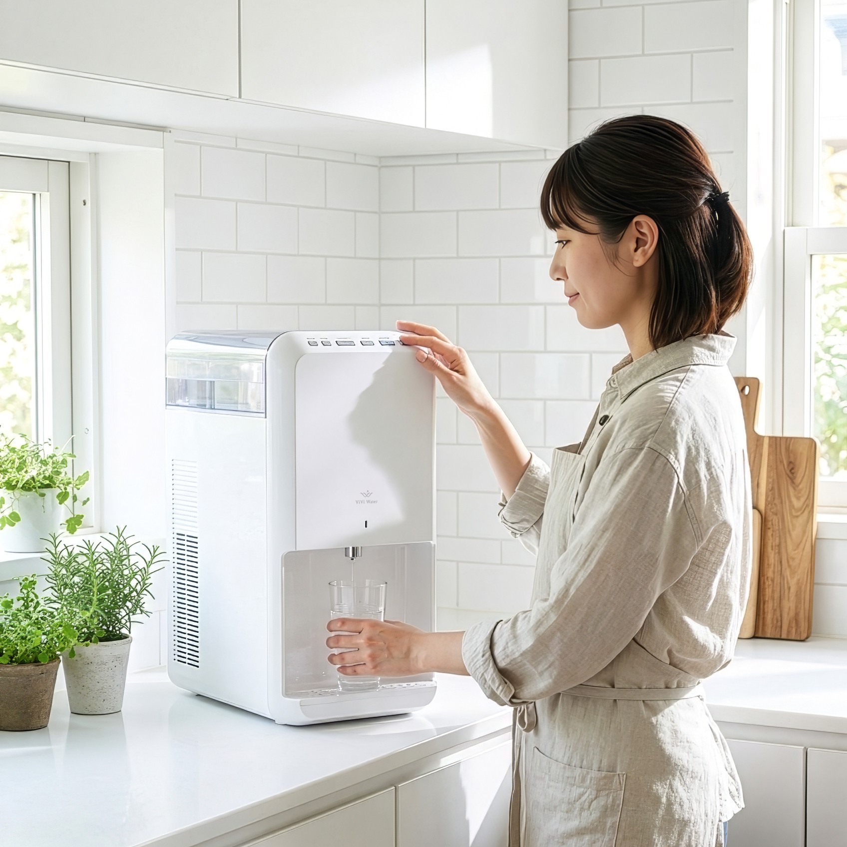 キッチンや寝室にも置ける、コンパクトな卓上型サーバーも