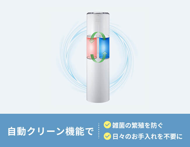 自動クリーン機能搭載