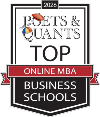Poets & Quants Top Online MBA Business Schools badge