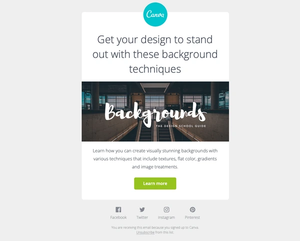 canva tutorial email