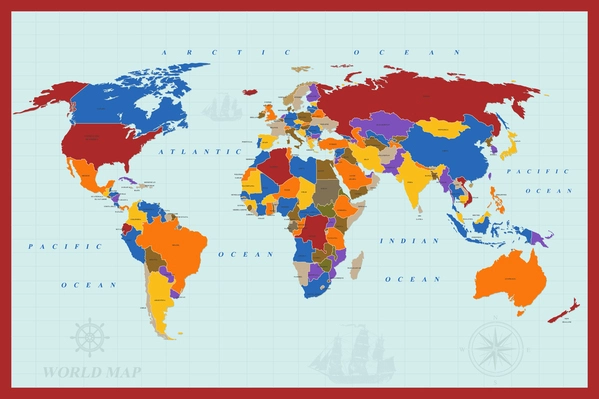 geographical map