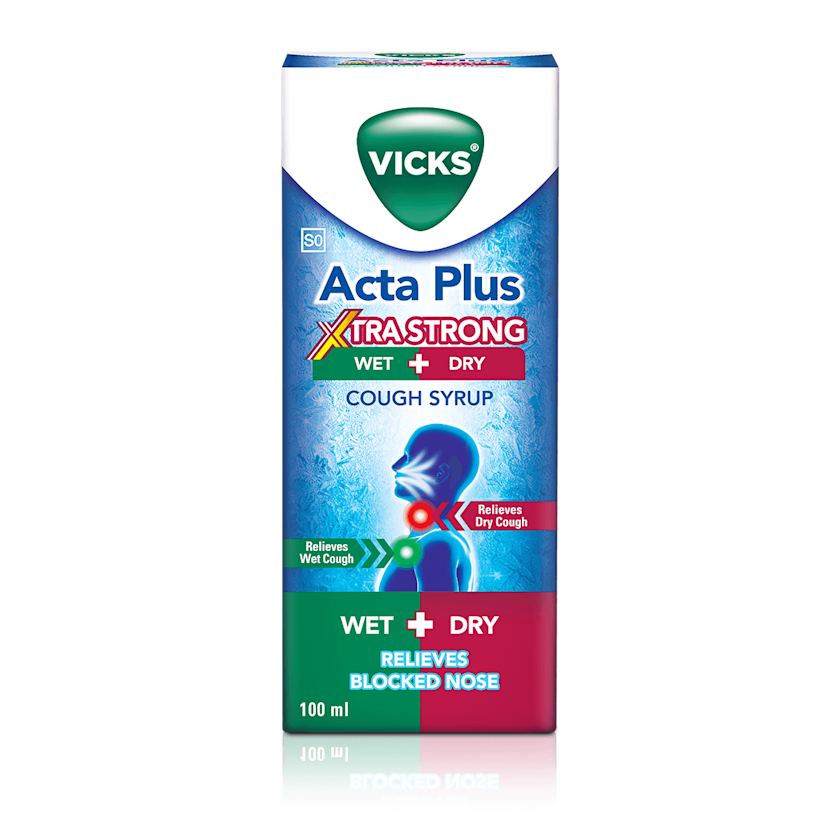Vicks® Acta Plus Xtra Strong Wet & Dry Cough Syrup | Vicks South