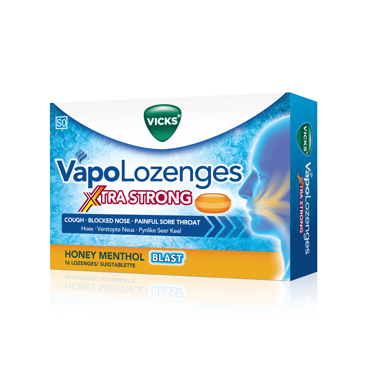 Vicks® VapoLozenges Xtra Strong Honey Menthol Blast | Vicks South