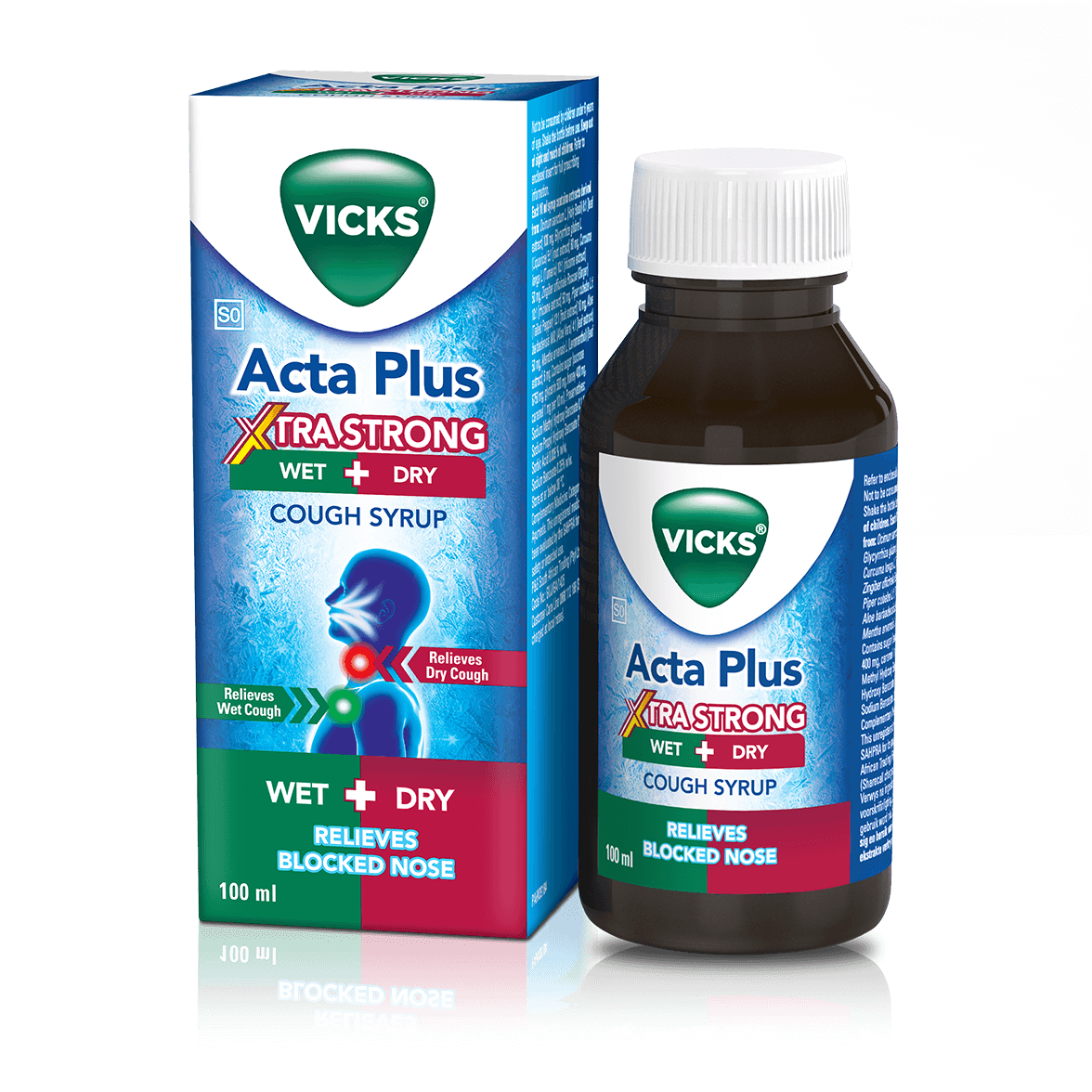 Vicks® Acta Plus Xtra Strong Wet & Dry Cough Syrup | Vicks South