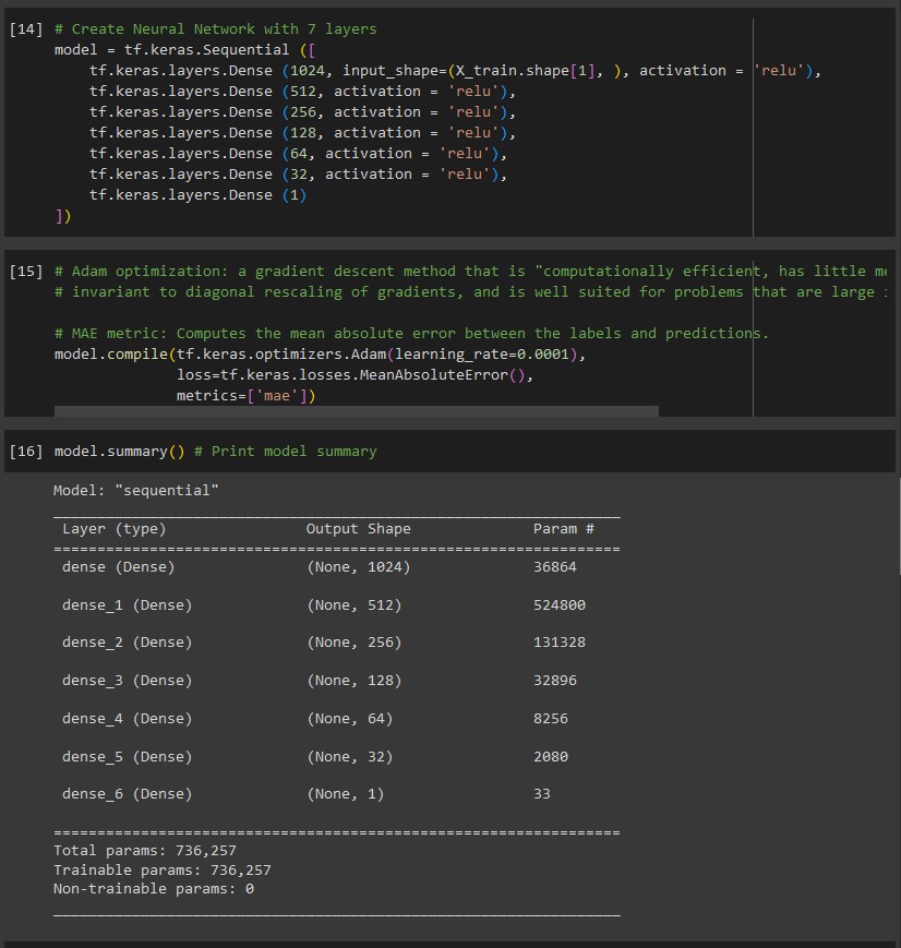 Calgary Crime Statistics - Create Neural Network 1