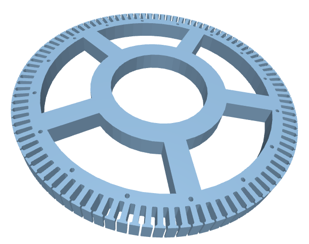 Custom motor stator design