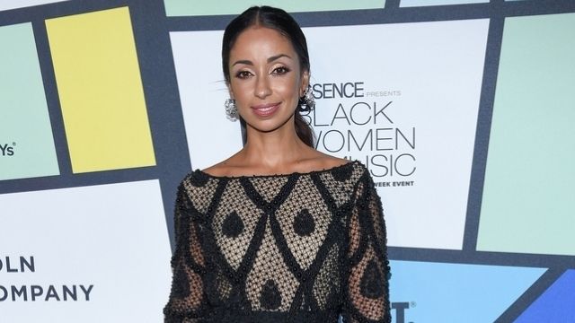 Mya at the Planet 9 launch for her new plant-based wine "Fine Wine". Image credit: David Livingston/Getty Images.