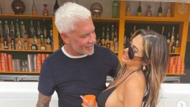 Wayne was partying it up at O Beach with Chloe Ferry for the reopening (Image credit: Wayne Lineker/Instagram)