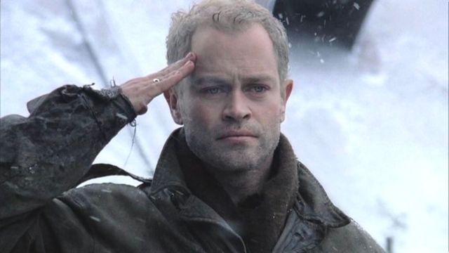 A salute to the soldier in Band of Brothers. Image credit: IMDb.