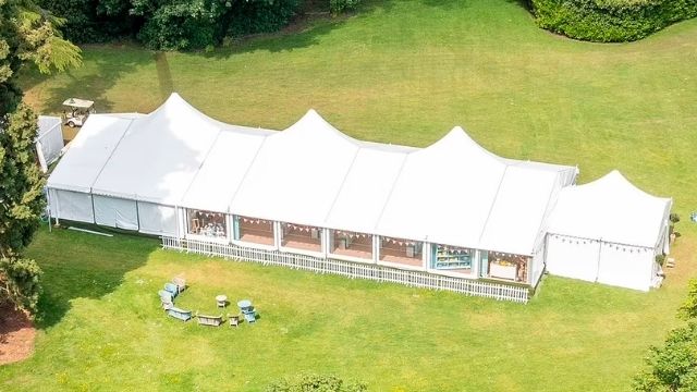 Inside the iconic GBBO tent. Image credit: Click News and Media.