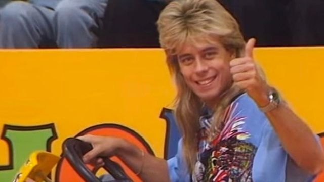 Pat Sharp from Fun House. Image credit: ITV.