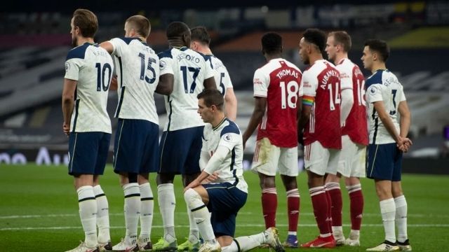 Lawro's predictions for Arsenal v Tottenham are in - is he correct? Image credit: Getty Images.