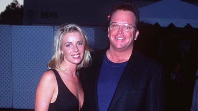 Tom Arnold then married Julie Armstrong, his second wife. Image credit: Steve Granitz/WireImage.com.