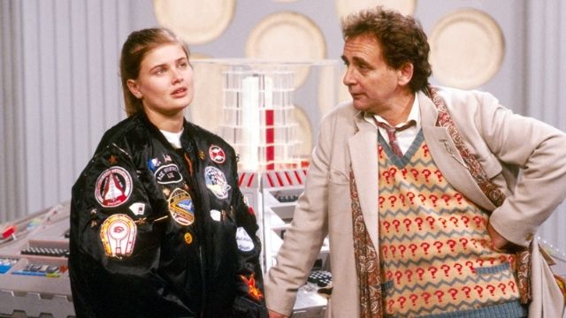 The Doctor and feisty companion, Ace, played by Sophie Aldred. Image credit: BBC One.