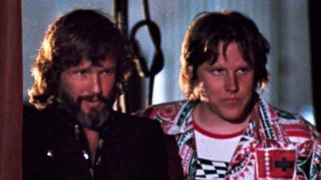  Gary Busey and Kris Kristofferson in the 1976 film A Star Is Born (Image Credit: Irish Times)