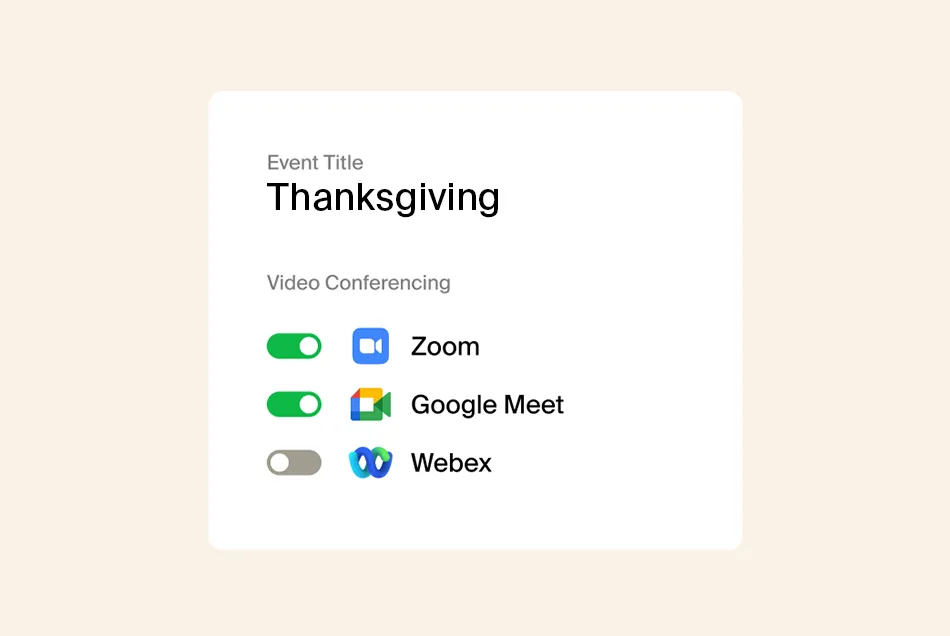 Thanksgiving video call