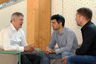 Hügli and Ottino in an interview