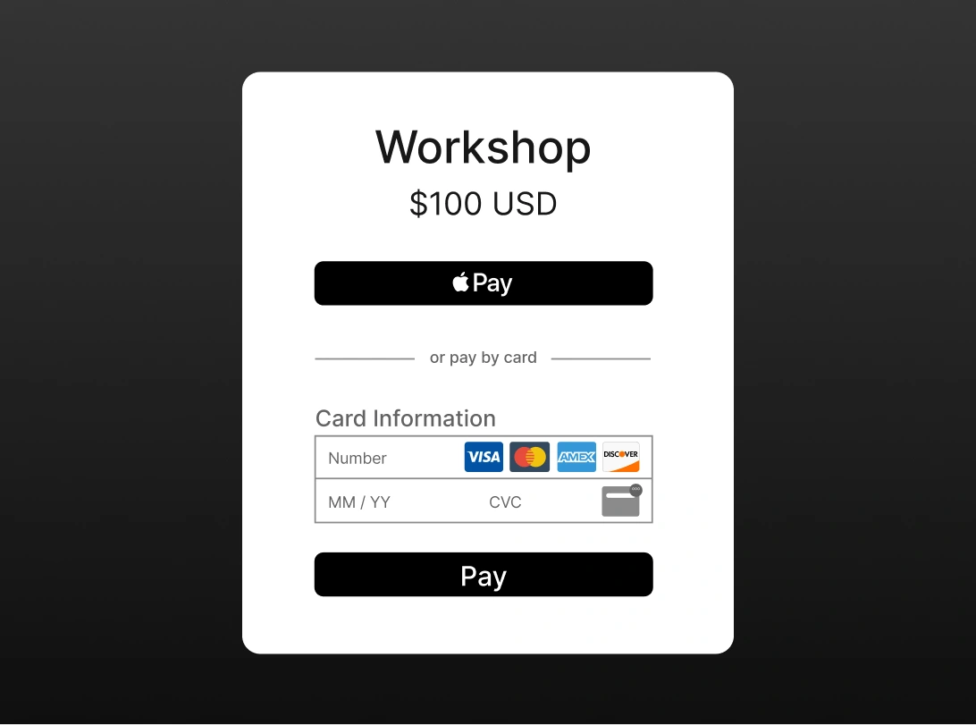 An image of a confirm slot payment for the Doodle and Stripe integration