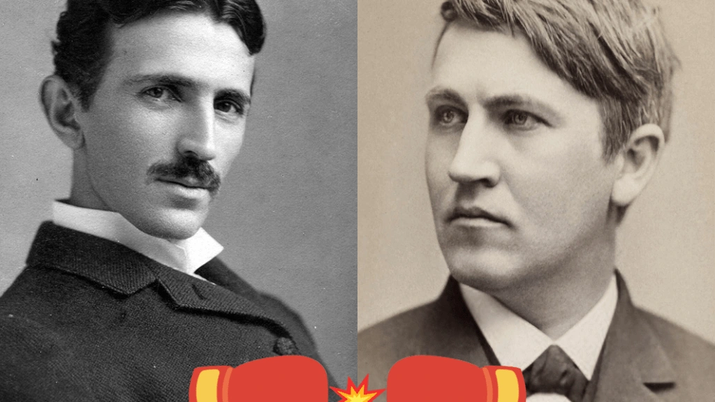 The tech rivals Tesla and Edison