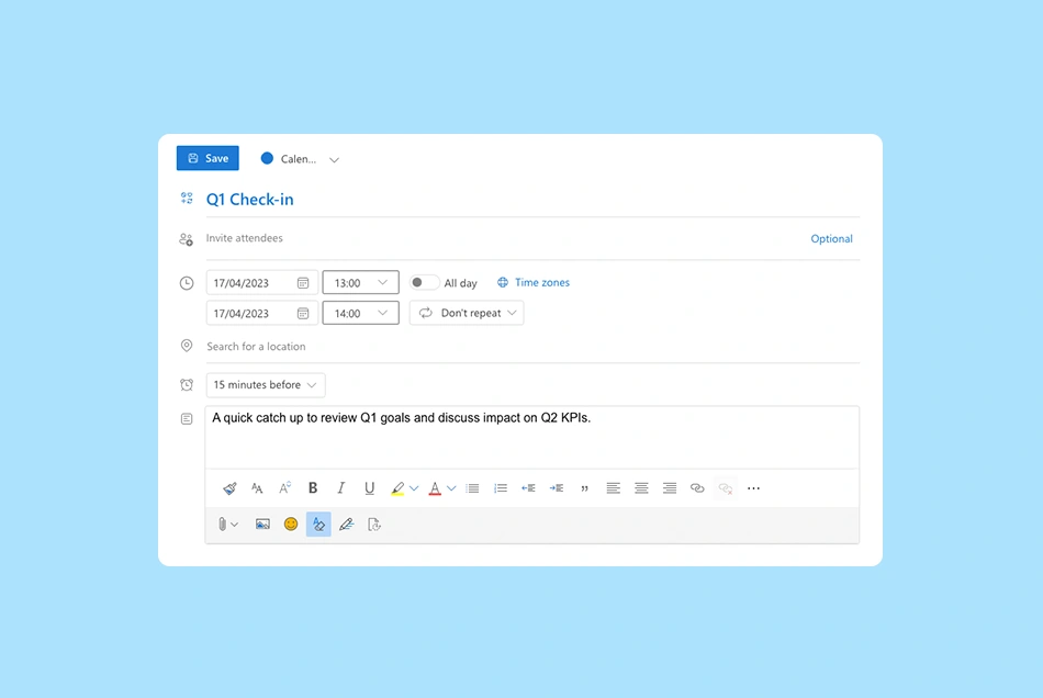 Outlook Event Ui How to Create an Event in Outlook Calendar | Doodle | Doodle