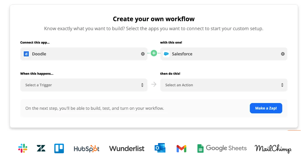 How to set up the Doodle Zapier integration