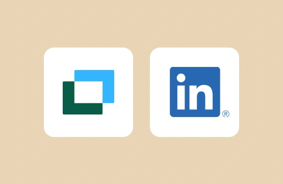 An image composing of Doodle and LinkedIn's logos.