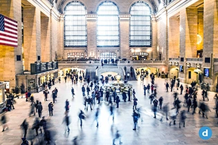 Belebte Grand Central Station