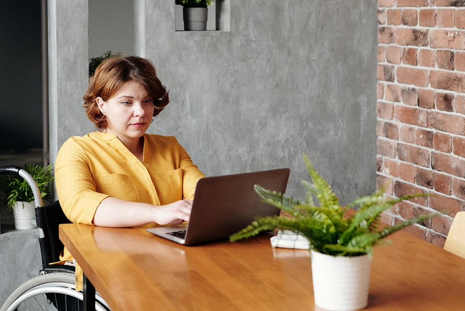 Freelancer working from home
