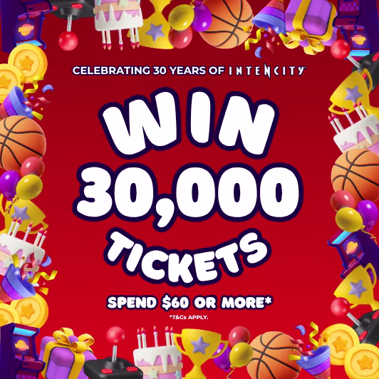 WIN 30K TICKETS | Intencity Arcades