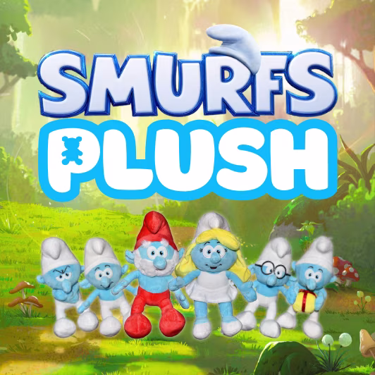 Shop Smurfs plush range | Intencity Arcades