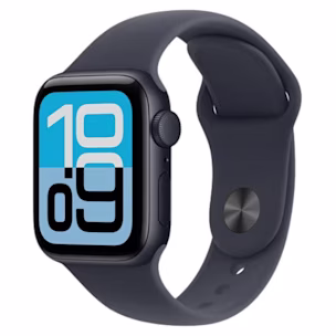 Apple Watch SE 3 40mm Midnight Aluminium Case GPS Sport Band (M/L) [2025] | Intencity